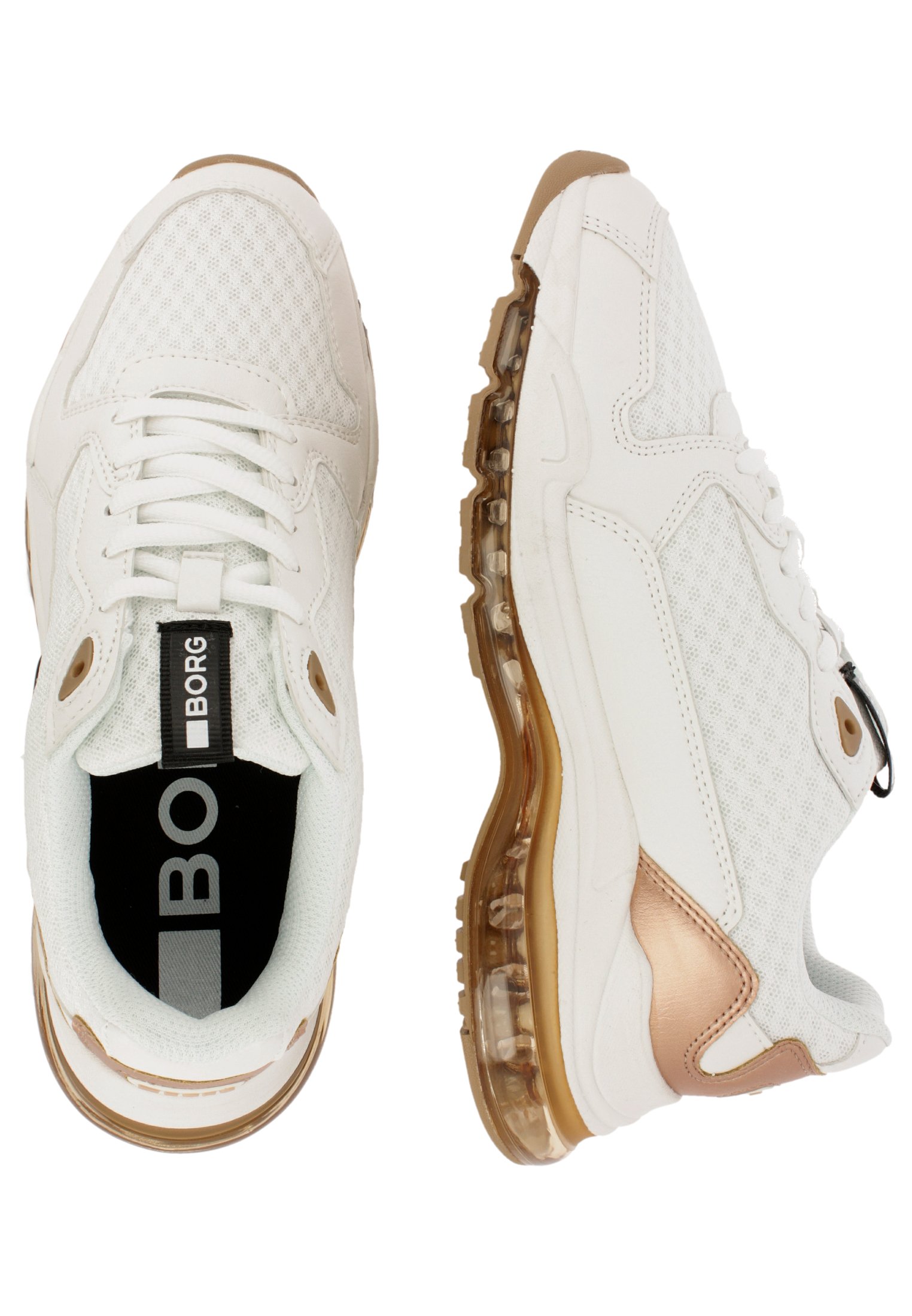 Björn Borg X500 - Sneakers laag - white/gold/wit - Zalando.nl