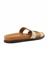 Dune London LOUPA - Muiltjes - gold rept print leather
