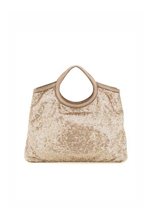 SHOPPING - Borsa a mano - bianco oro t taupe