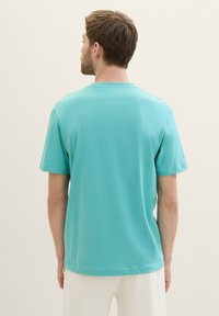 TOM TAILOR LOGO  - Camiseta estampada - meadow teal