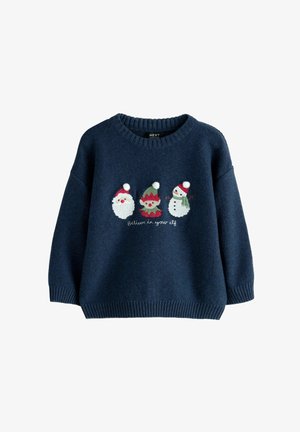 Next, Striktrøje - navy blue