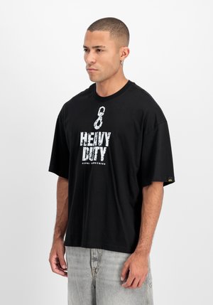 HEAVY DUTY T - T-Shirt print - black