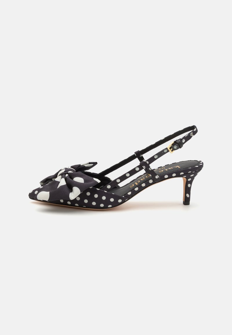 kate spade new york RUE SLINGBACK - Klassiske pumps - black/cream