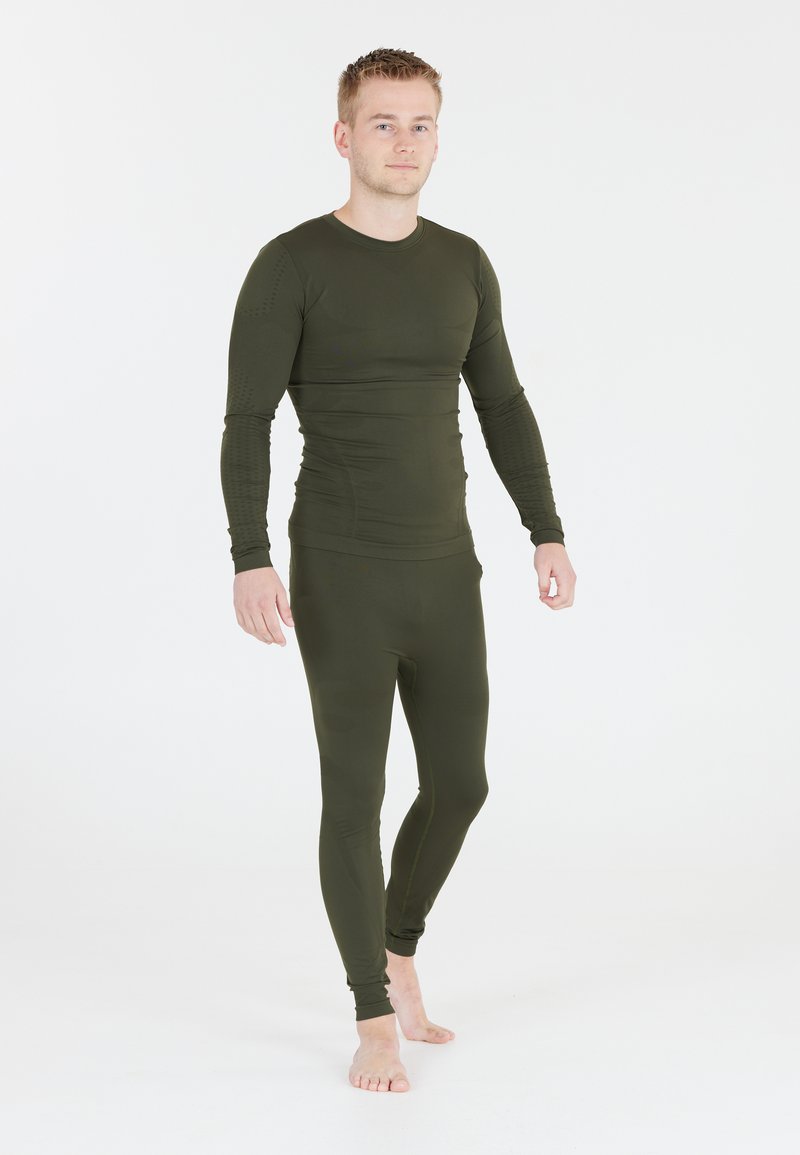 Whistler BASELAYER SET - Caleçon long - zwart donkergrijs