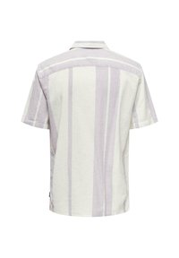 Only & Sons SCAIDEN STRIPERESORT NOOS - Hemd - lila