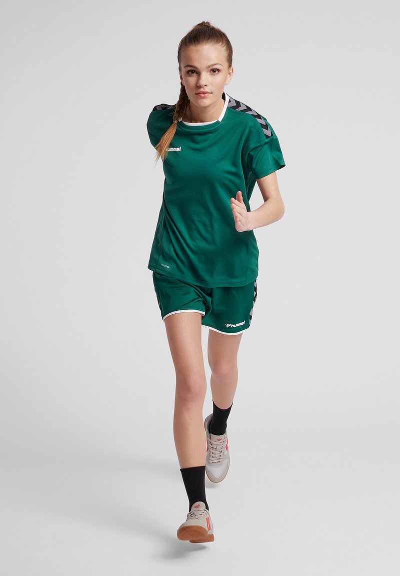 Damen Sportbekleidung | Hummel HMLAUTHENTIC T-Shirt print evergreen/grün - DN66434 Damen Sportbekleidung | Hummel HMLAUTHENTIC T-Shirt print evergreen/grün - DN66434