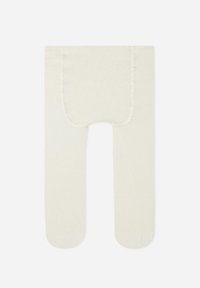 Krämfärgade leggings med en mjuk stickad textur, med förstärkt baksidan och fint sydda sömmar, designade för komfort och flexibilitet.