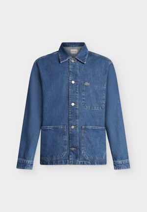 Lacoste, DENIM SHIRT - Chemise - washed deep medium