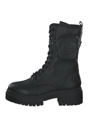 Botas con cordones - black