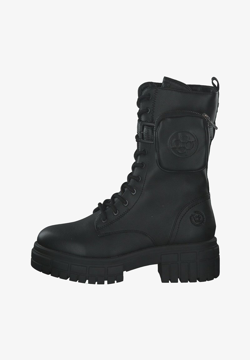 bugatti Botas con cordones - black