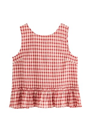 Lindex, LINDEX TANK TOP IN SEERSUCKER LINDEX - Blouse - red