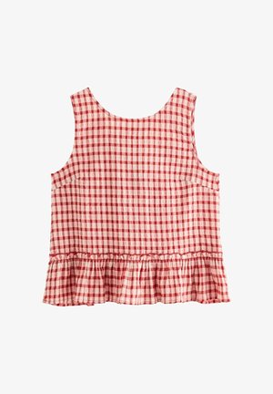 Lindex, LINDEX TANK TOP IN SEERSUCKER LINDEX - Blouse - red