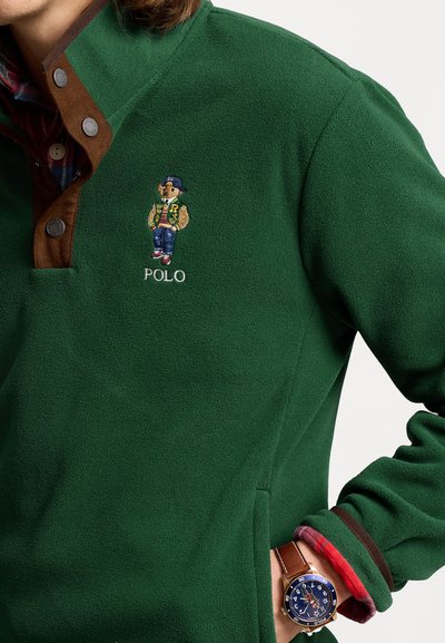 Polo Ralph Lauren POLO BEAR BRUSHED FLEECE PULLOVER - Fleece jumper - vintage pine