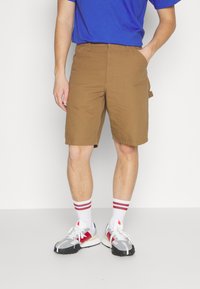 Carhartt WIP SINGLE KNEE SHORT DEARBORN - Shorts - hamilton brown rinsed