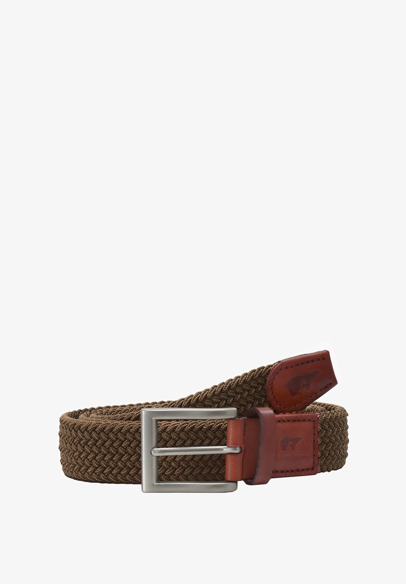 Slopes&Town Flechtgürtel - brown