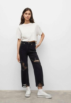 STRAIGHT - Džíny Relaxed Fit - sort denim