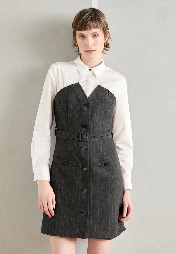 ROIMI - Blusenkleid - gris anthracite