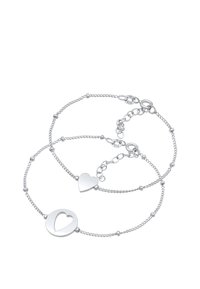 Elli HEART CUT OUT - Armband - silberfarben