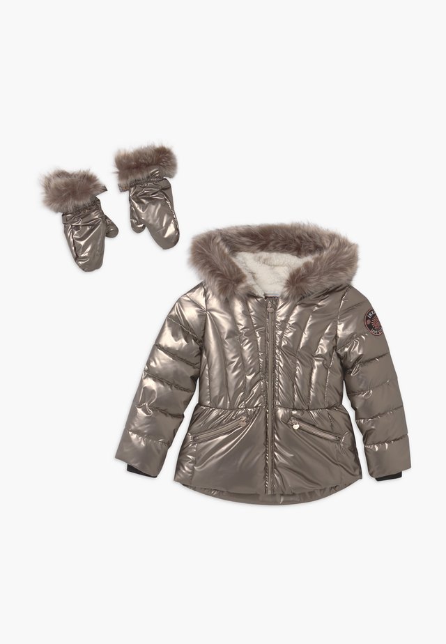 HOODED WITH REMOVABLE GLOVES - Veste d'hiver - champagne