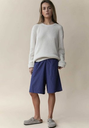 Nachtwäsche Hose - navy weiß