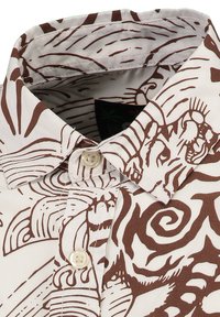 Key Largo MSH RESORT 1/2 PATTERNED - Camisa - white brown