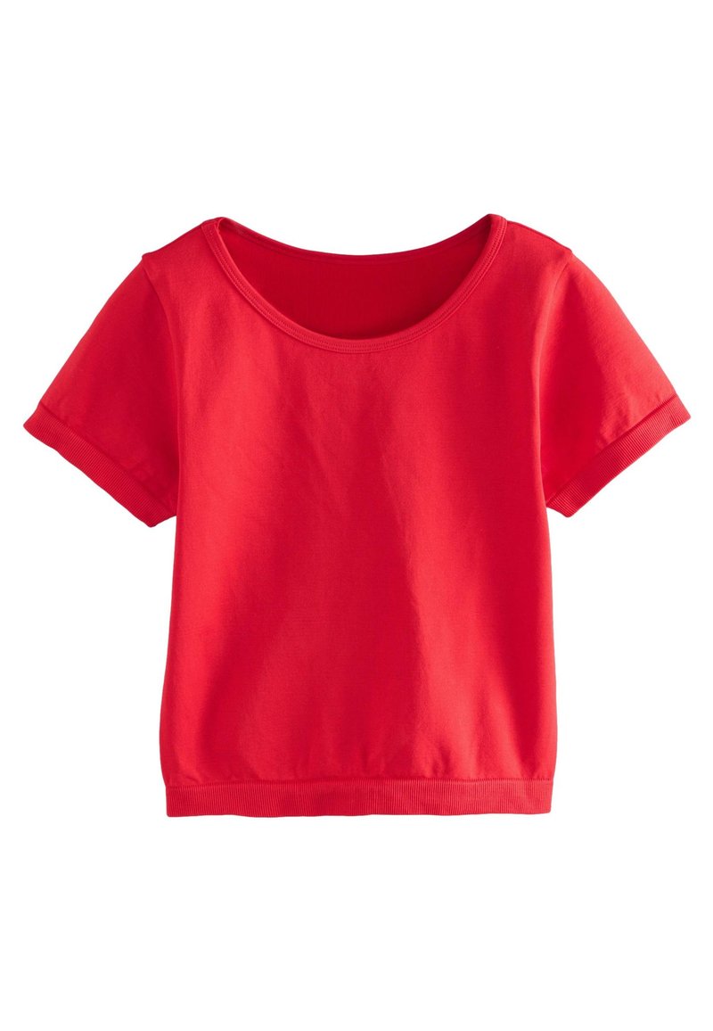 Next REGULAR FIT - SEAMLESS ACTIVE SHORT SLEEVE - T-shirt basic - red