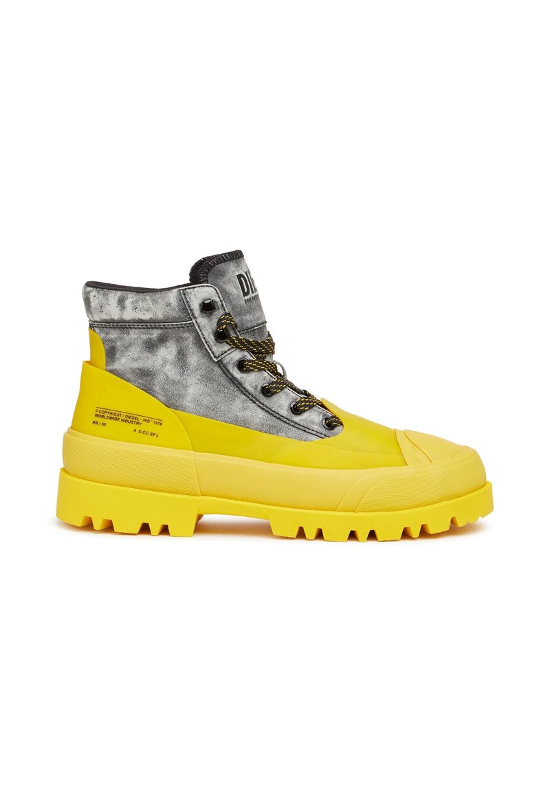 Diesel Schnürstiefeletten gelb