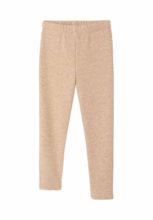 Vertbaudet, VERTBAUDET MÄDCHEN THERMO-LEGGINGS MIT FLEECEFUTTER - Leggings - Trousers - beige meliert