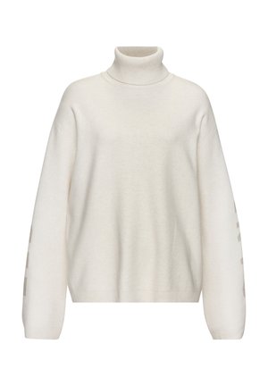 Strickpullover - wollweiß meliert