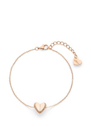 S.OLIVER ARMBAND - FOLDED HEART - Bracelet - roségold