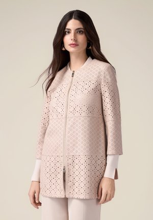MIDI TRAFORATA - Summer jacket - beige