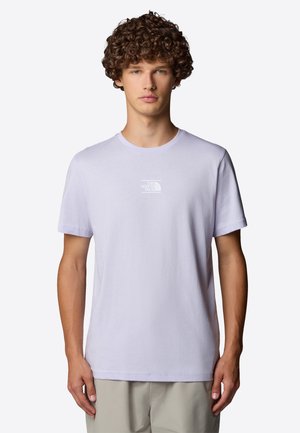 Print T-shirt - soft purple tnf white