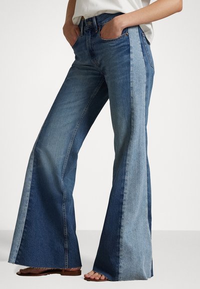 Polo Ralph Lauren FLARE JEAN - Zvonové džínsy - boyne wash