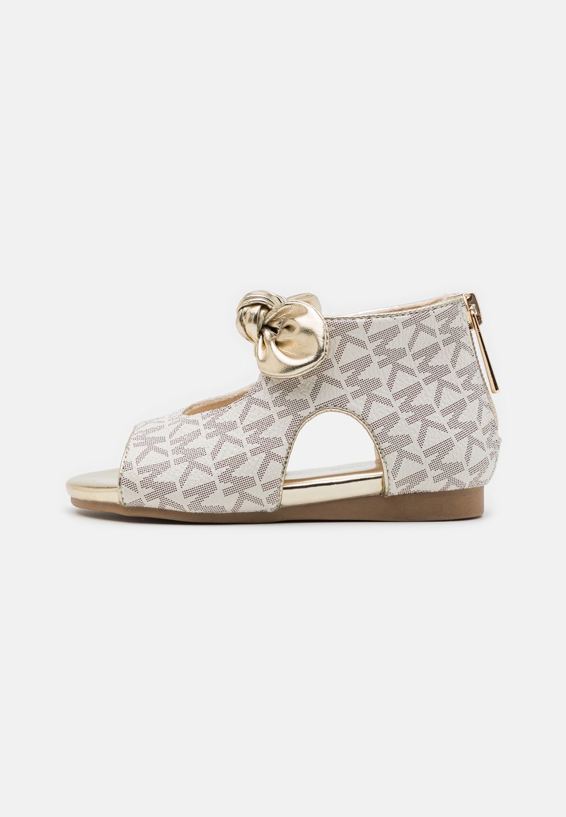Sandals Designer By Michael Kors In Gold, Size: 11