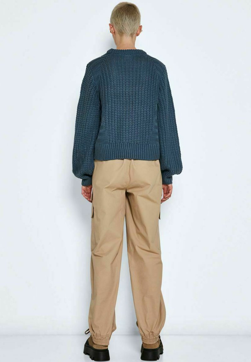 Damen Strickjacken | Noisy May Strickpullover china blue/blaugrau - YN08684 Damen Strickjacken | Noisy May Strickpullover china blue/blaugrau - YN08684