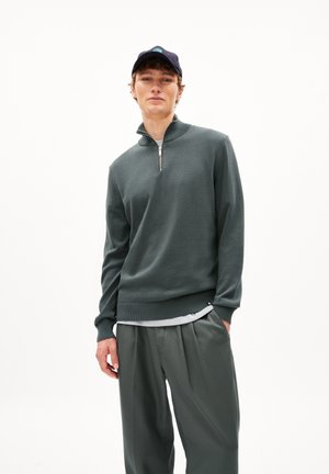 FAABES - Strickpullover - space steel