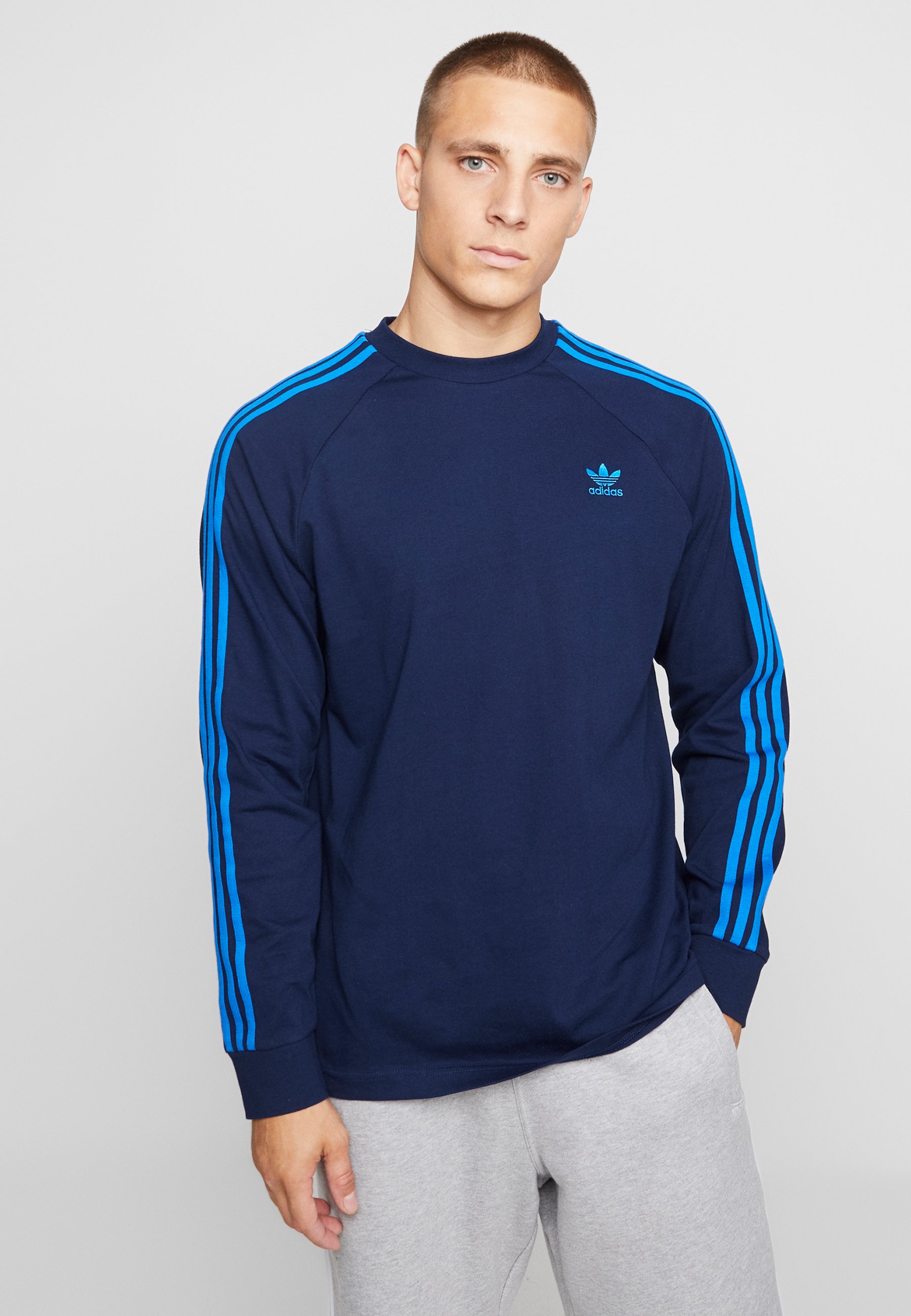 adidas 3 stripes blue Off 59% - canerofset.com