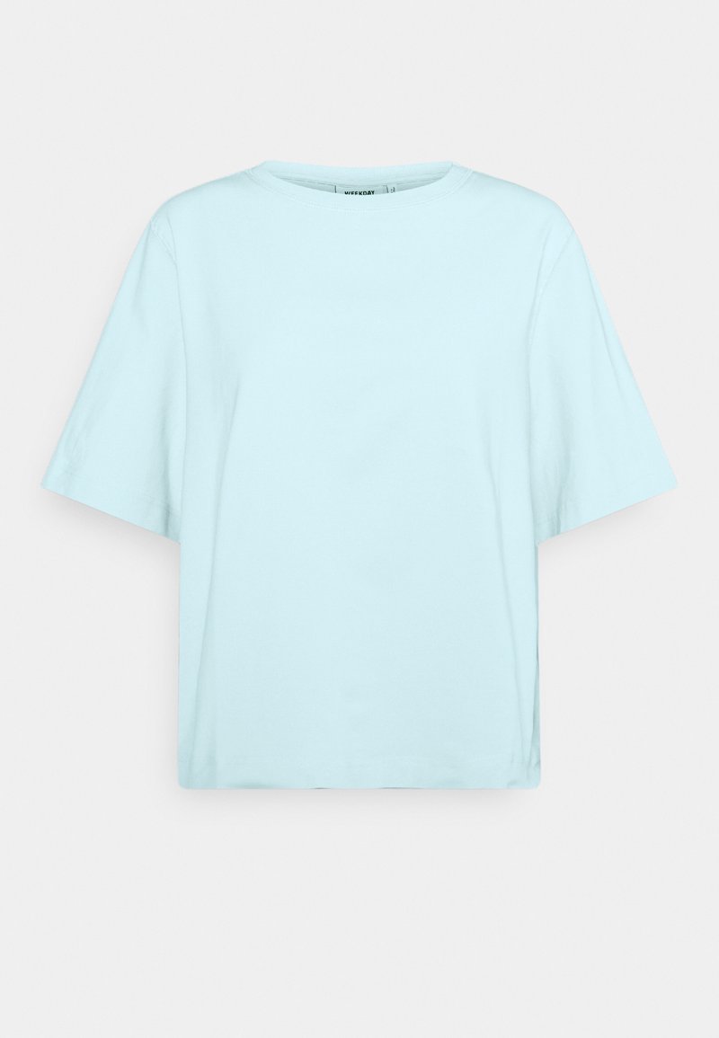 Weekday T-shirt basic lichtblauw