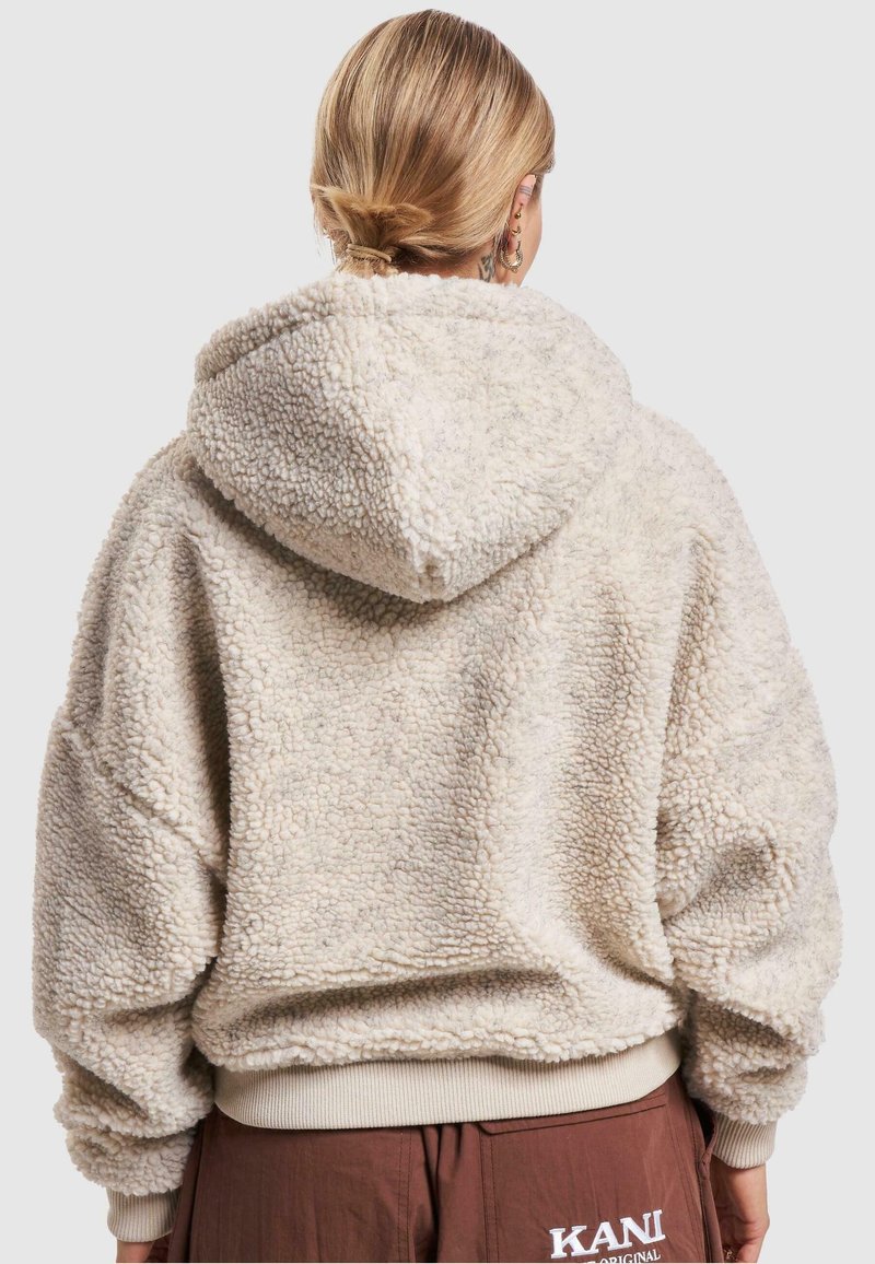 Fleece Strickjacke Mit Fell Damen Fleecejacke Karierte Jacke Mit