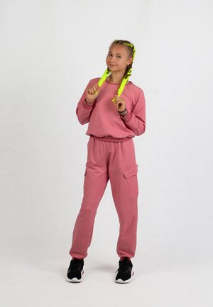 KOMPLET - Cargohose - purpurowy