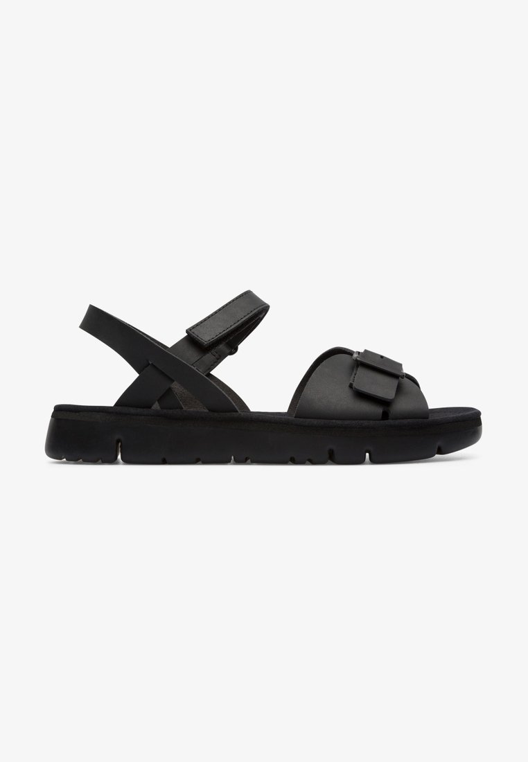 Camper Sandalen met plateauzool zwart