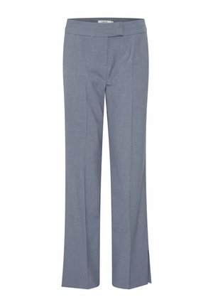 b.young DANTA STRAIGHT - Pantalones - true navy melange