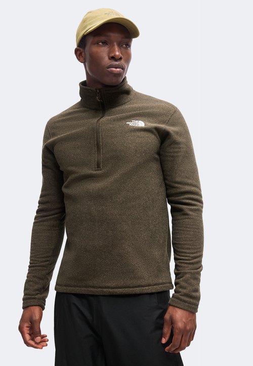 The North Face TEXTURED CAP ROCK 1/4 ZIP - Fleece jumper - dark chestnut heather — foto 4