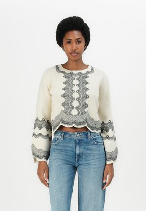 Maglione - neve/nero