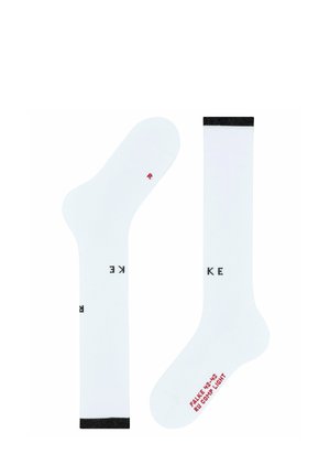 FALKE, RU COMPRESSION ENERGY LIGHT M RUNNING KNIESTRÜMPFE - Kniekousen - white