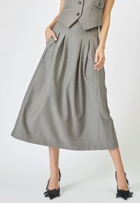 NANACC PLEAT SKIRT - A-line skirt - mink