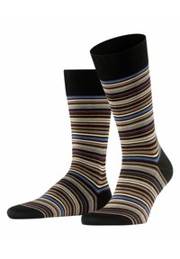 FALKE MICROBLOCK - Calze - grey/white