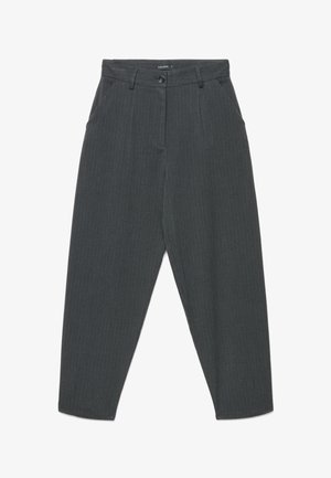 Calliope, PANTALONE LUNGO FANTASIA - Stoffhose - var grigio scuro melange