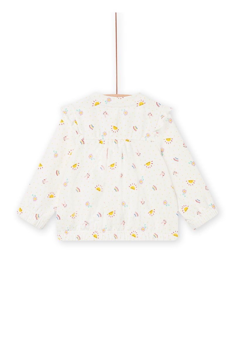 Kinder Pullover | Du Pareil au Même JOGGING Strickjacke off white/offwhite - FB77551 Kinder Pullover | Du Pareil au Même JOGGING Strickjacke off white/offwhite - FB77551
