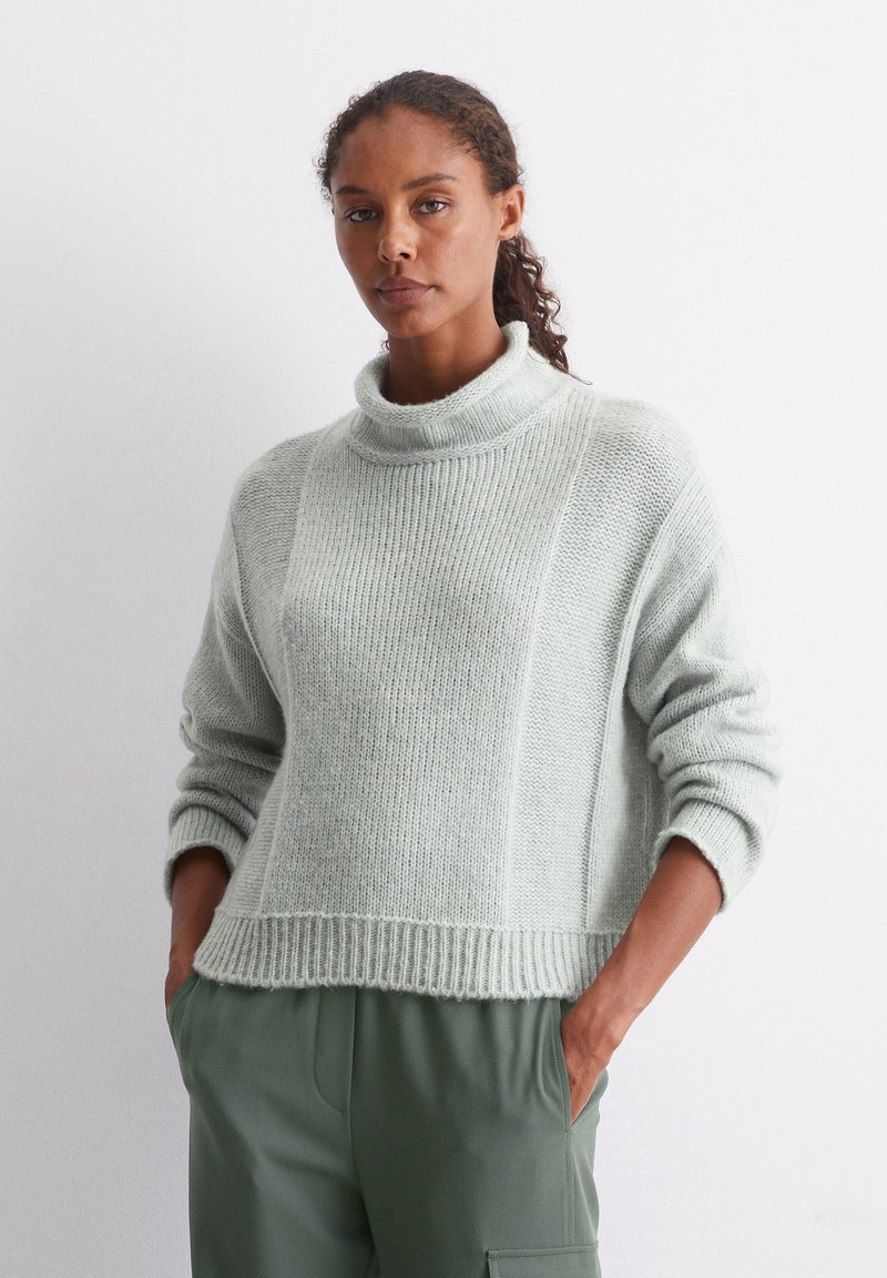 Marc O'Polo AUS SOFTEM MIX - Strickpullover - frozen mint